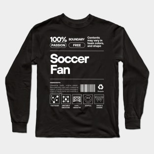 SCTX005 - Soccer Fan, Product Description Long Sleeve T-Shirt